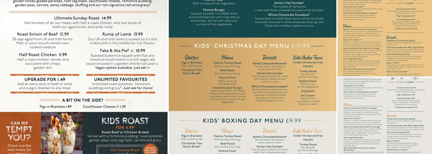 West Highland Gate Beefeater Menu