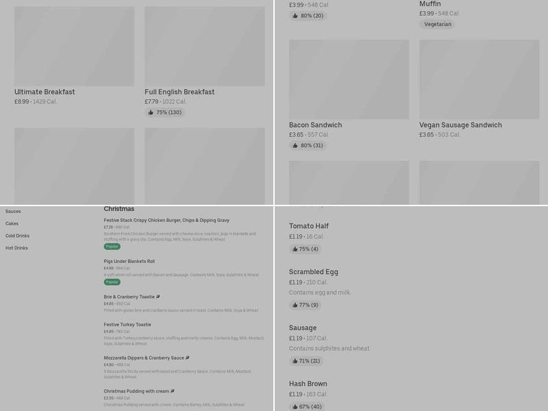 Istanbul restaurant Menu