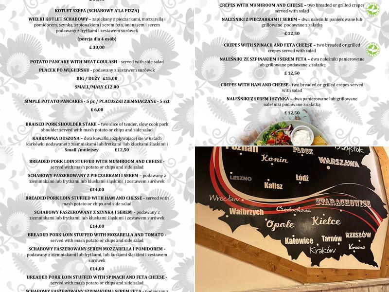 Swojskie Jadło Menu