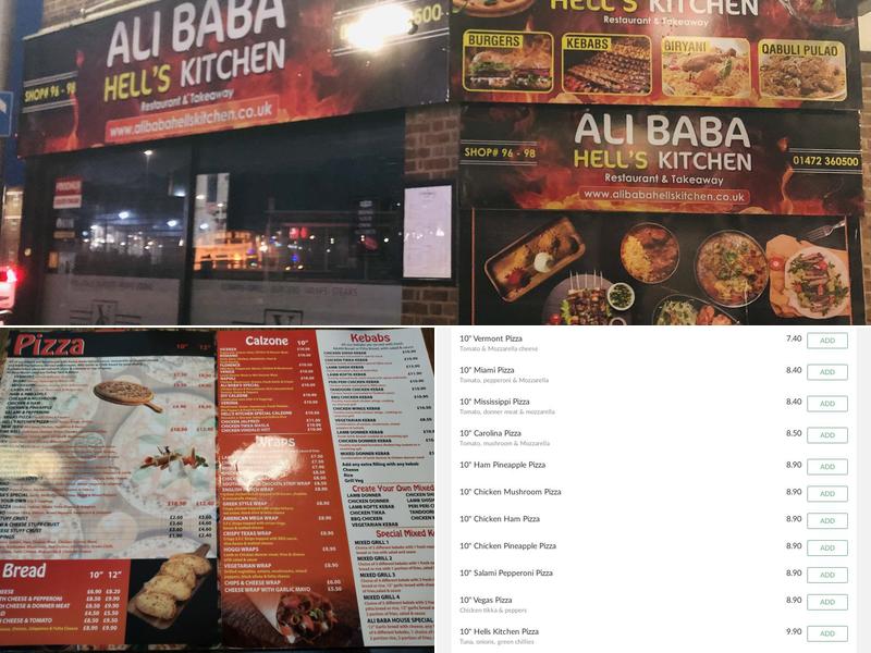 Alibaba hell's kitchen Menu