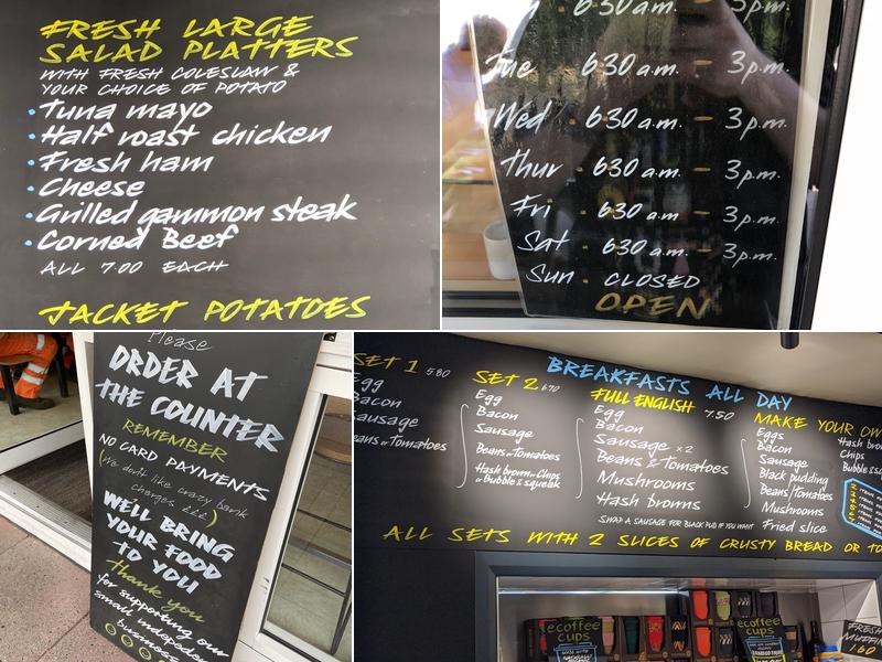 Rendezvous Cafe Menu