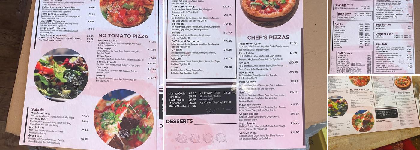 Pizzeria San Vito Menu