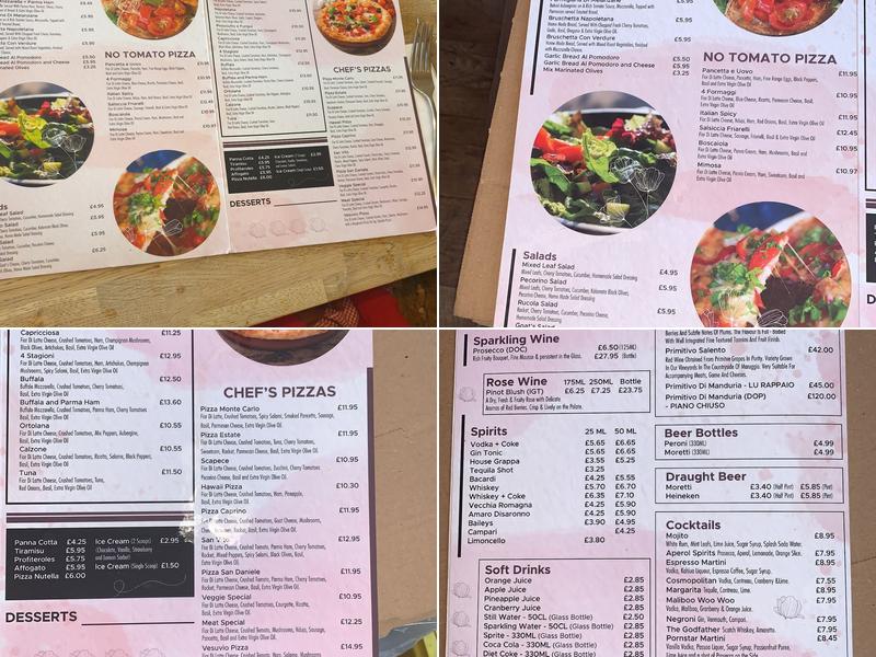 Pizzeria San Vito Menu