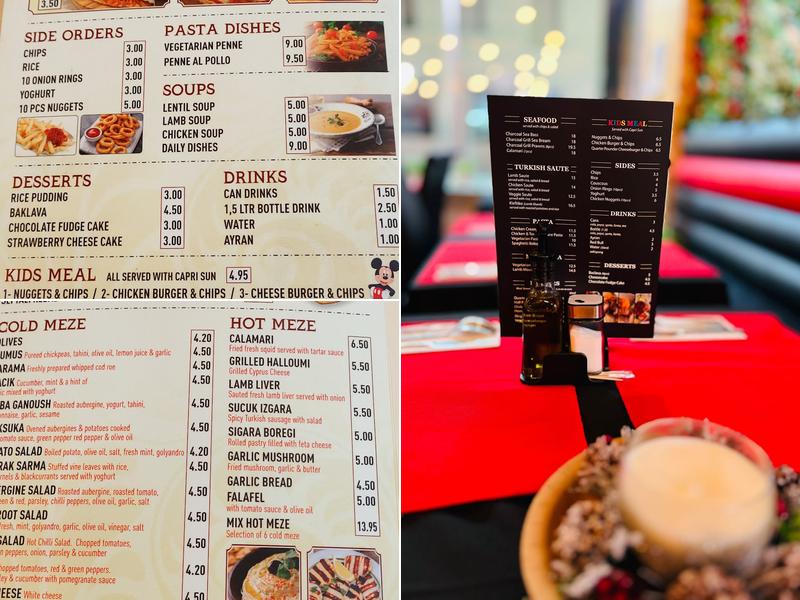 Sisko's Mediterranean Restaurant Menu