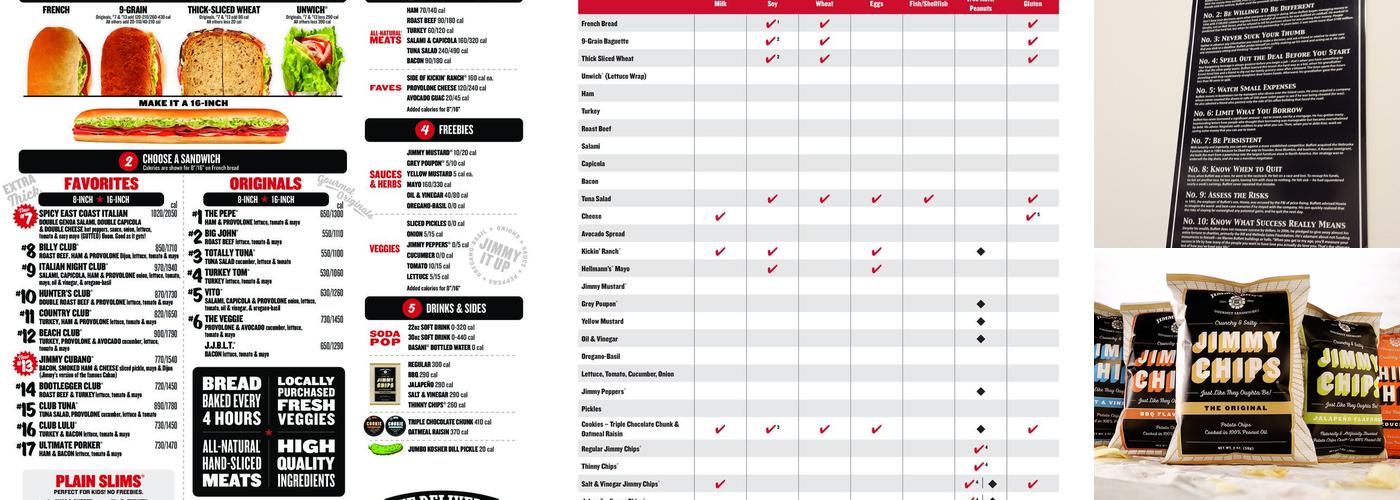 Jimmy John's Menu