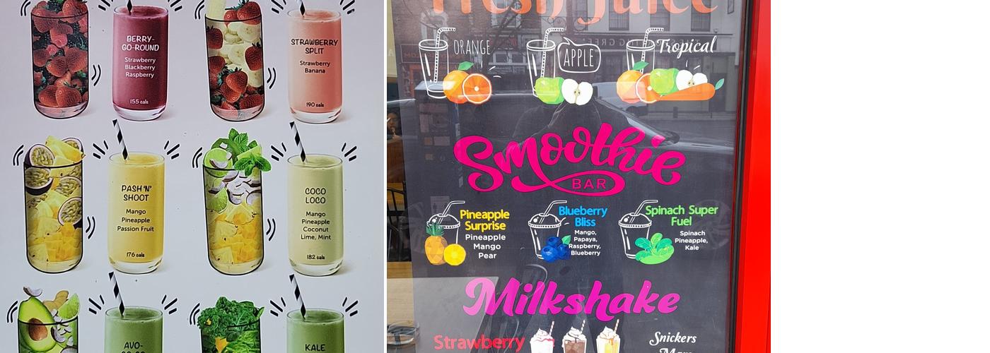 Mureli Cafe, Restaurant Menu