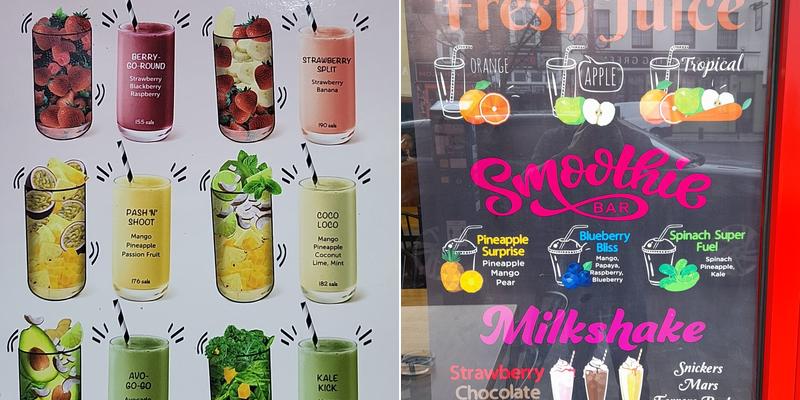 Mureli Cafe, Restaurant Menu