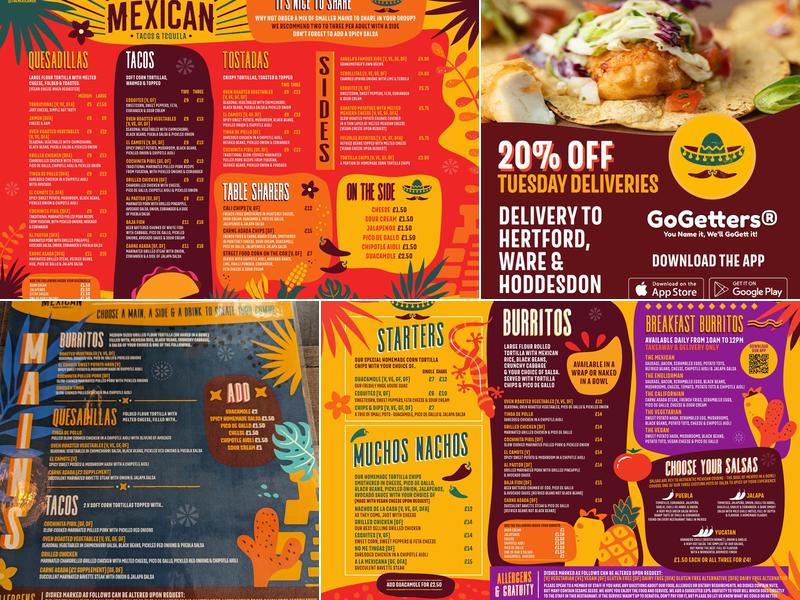 The Mexican Ware Menu