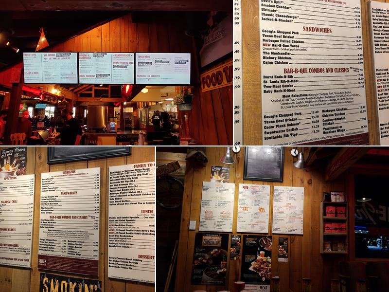 Famous Dave's Bar-B-Que Menu