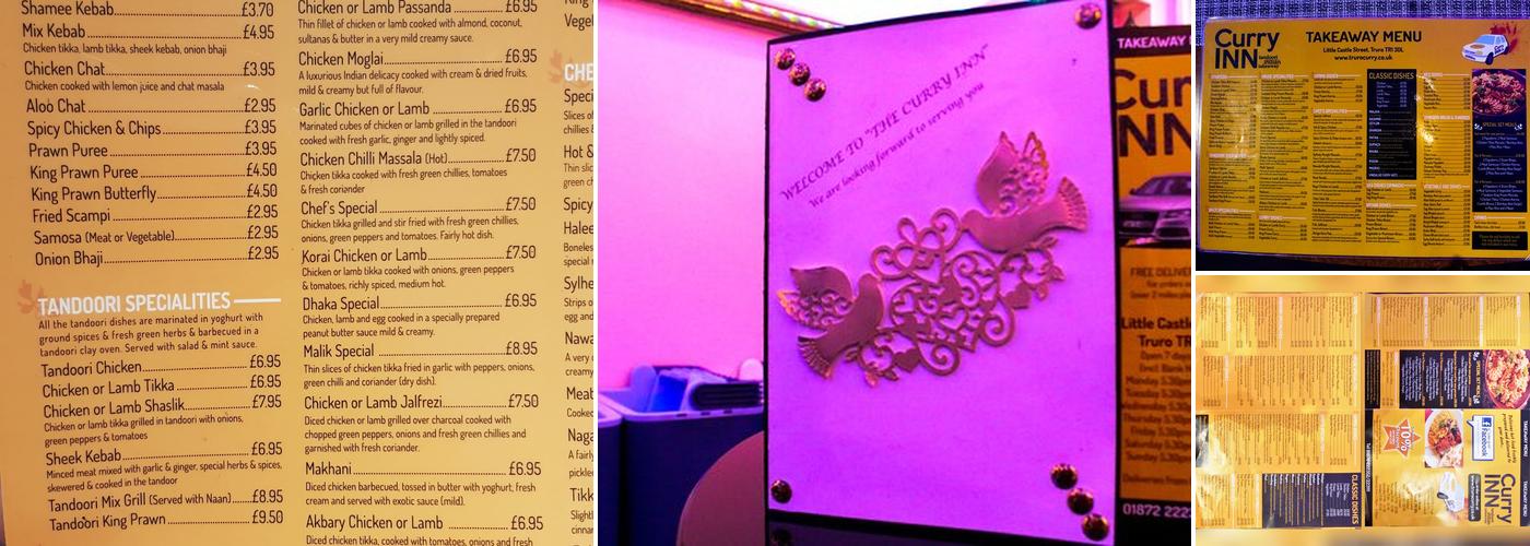 Curry Inn Menu