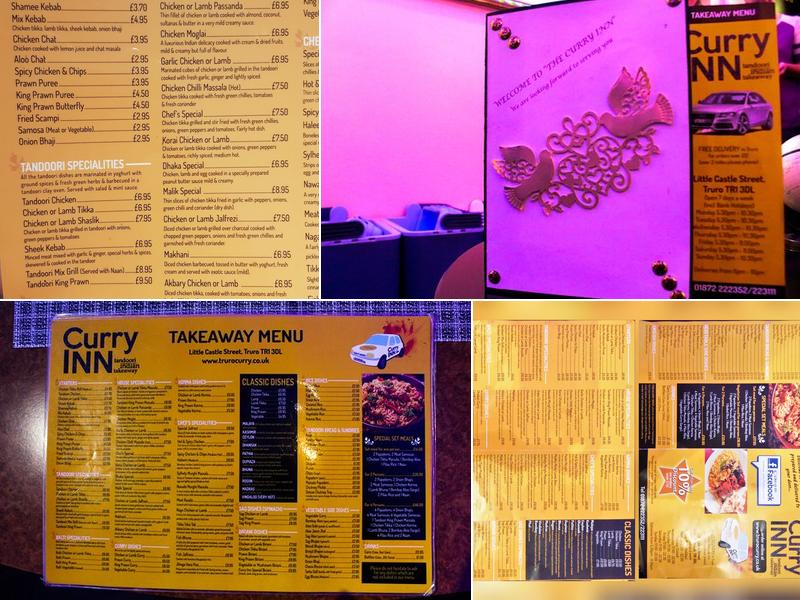 Curry Inn Menu