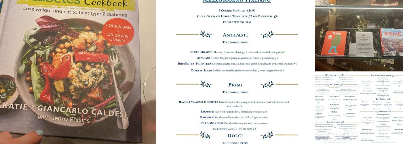 Caldesi In Marylebone - Italian Restaurant Menu