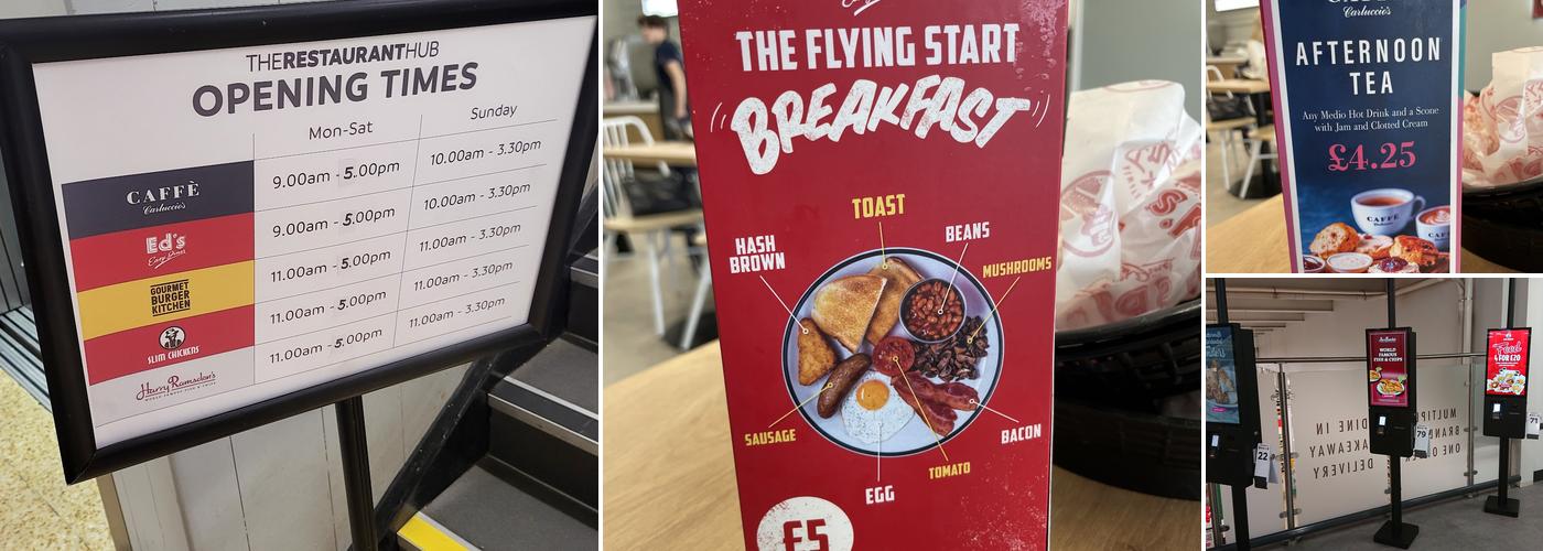 The Restaurant Hub, Seven Oaks Menu