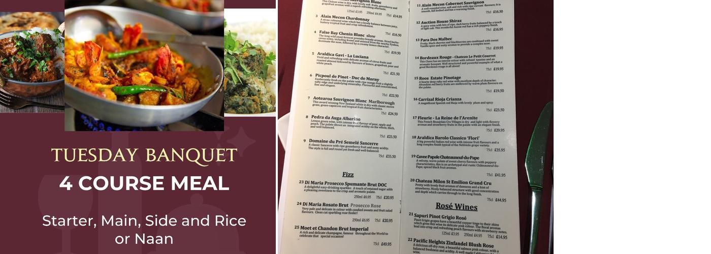 Tamarind Fine Dining Indian Restaurant Menu