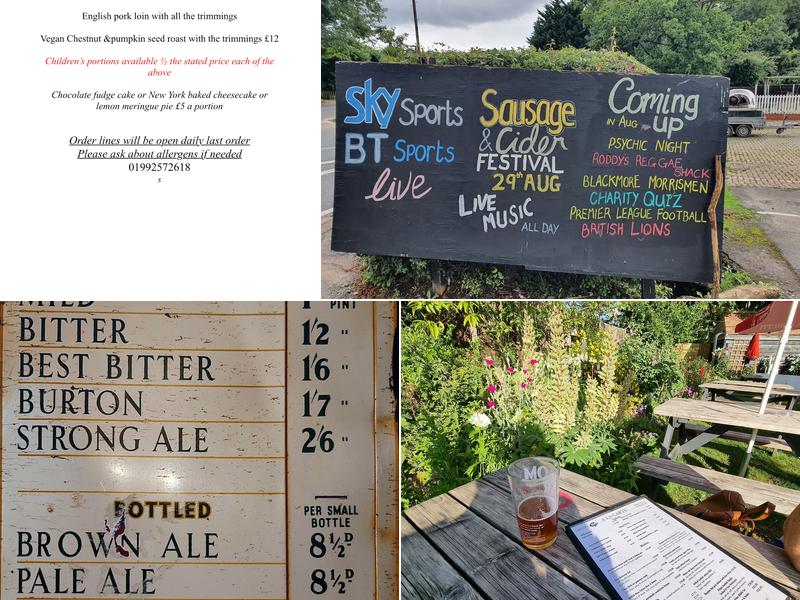 Theydon Oak Village Pub & Dining Menu