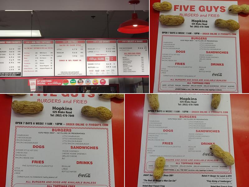 Five Guys Menu