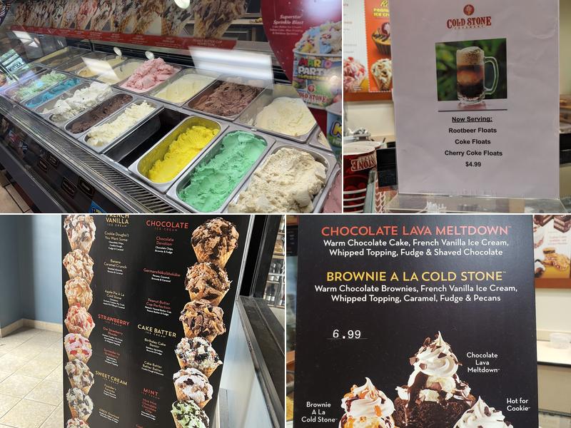 Cold Stone Creamery Menu