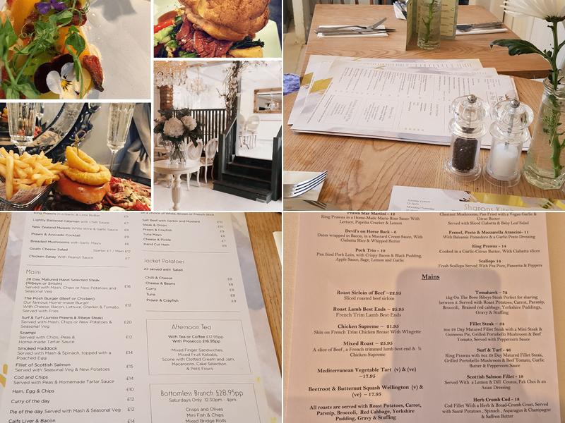 The Merry Fiddlers Menu