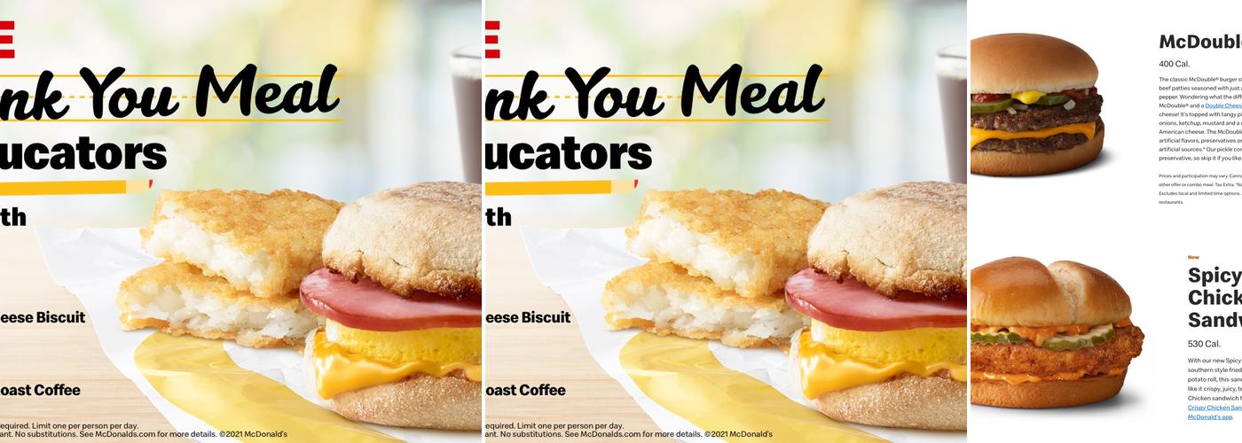 McDonald's Menu