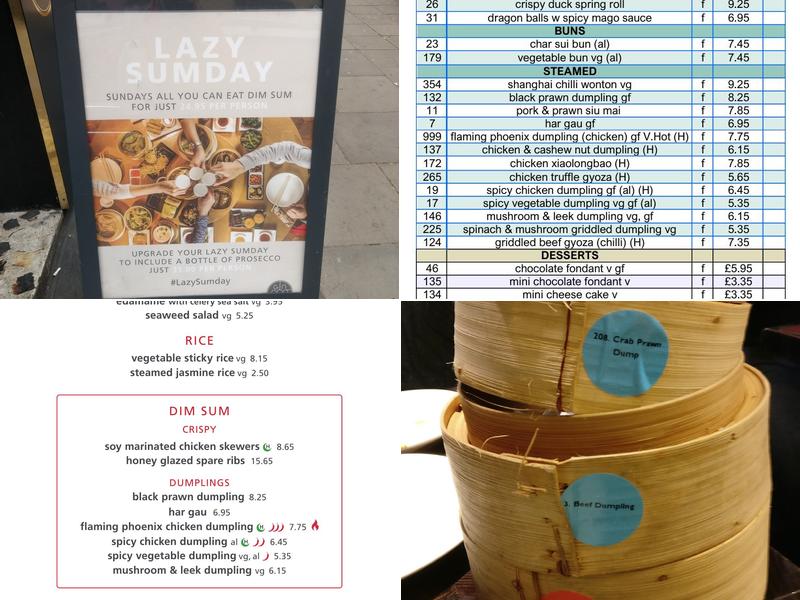 Ping Pong St Christopher's Place Menu