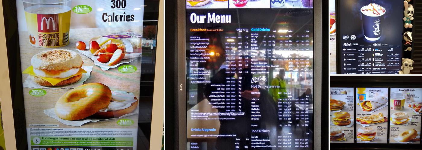 McDonald's Menu