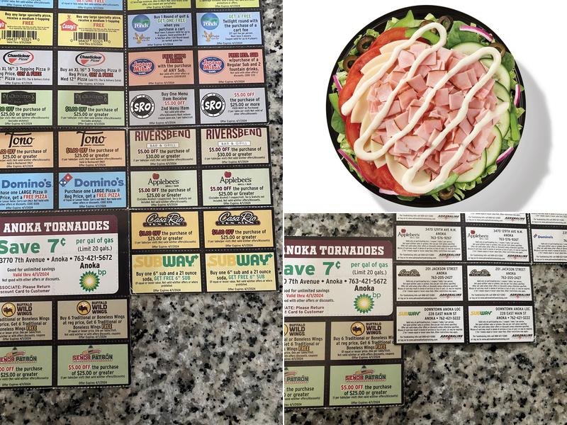 Subway Menu