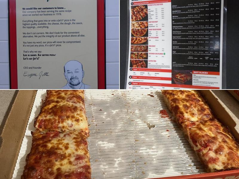 Jet's Pizza  Menu