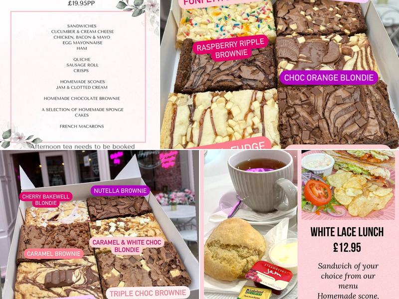 White Lace Bakery Menu