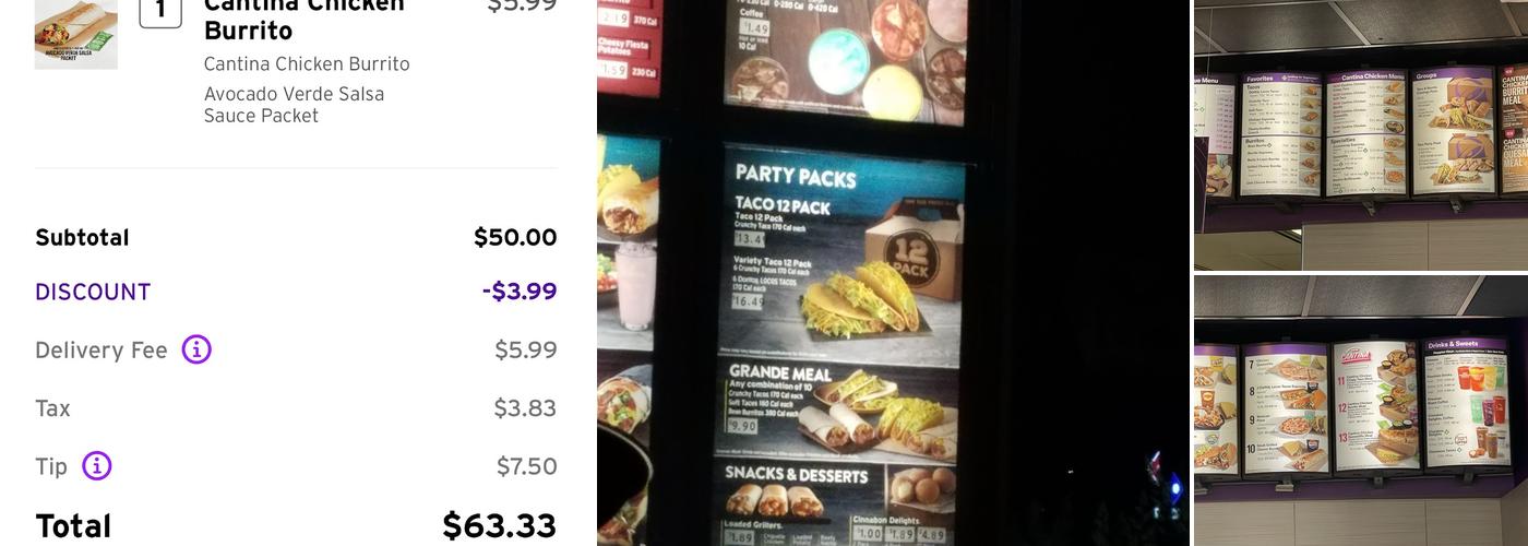 Taco Bell Menu