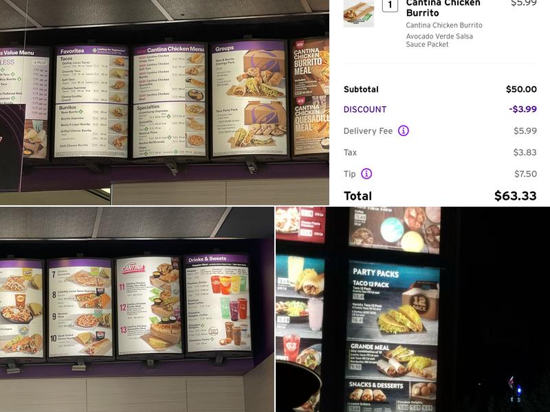 Taco Bell Menu
