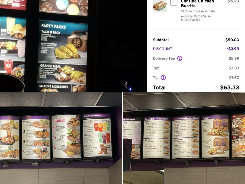 Taco Bell Menu