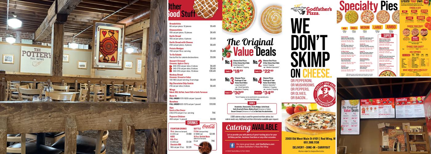 Godfather's Pizza Menu
