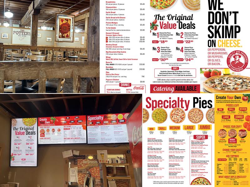 Godfather's Pizza Menu