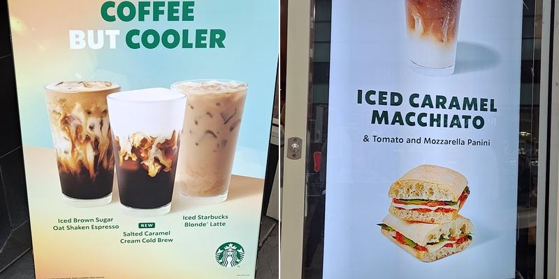 Starbucks Coffee Menu