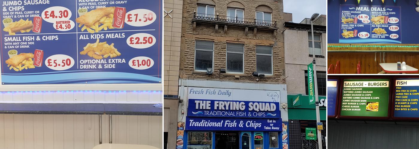 The Frying Squad Menu