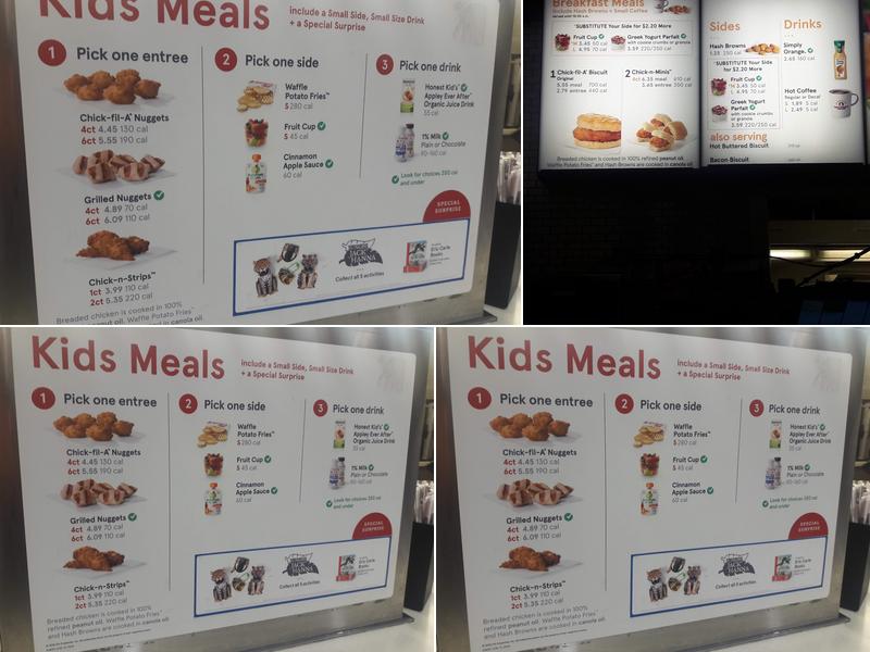 Chick-fil-A Menu