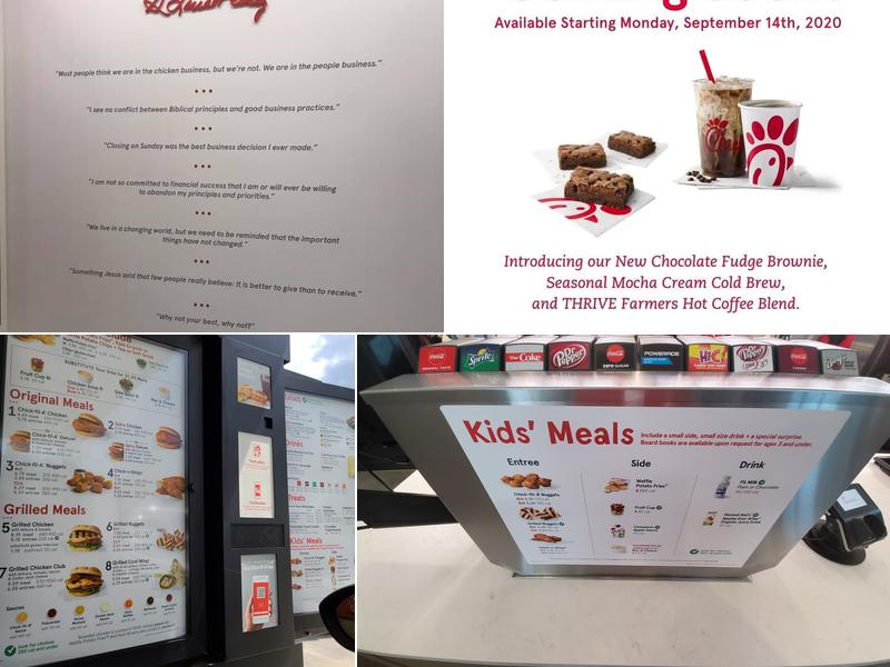 Chick-fil-A Menu