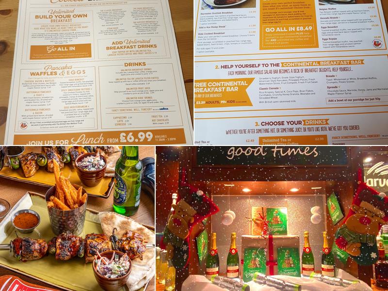 East Kilbride Harvester Menu