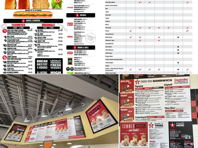 Jimmy John's Menu