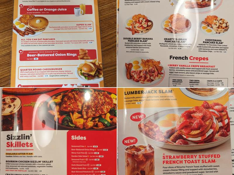 Denny's Menu