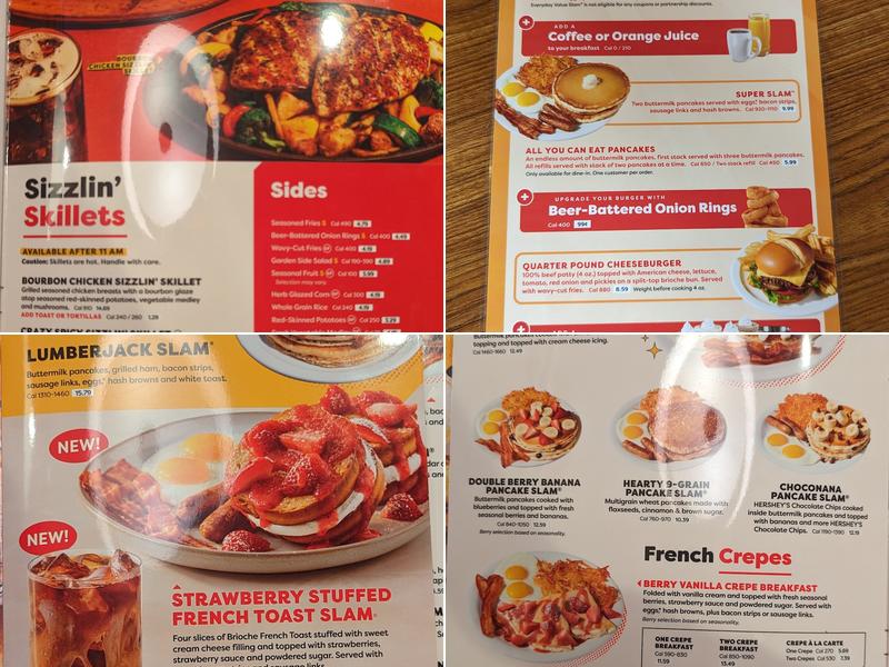 Denny's Menu