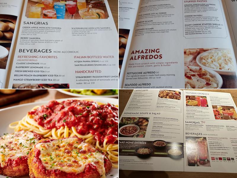 Olive Garden Italian Restaurant Menu