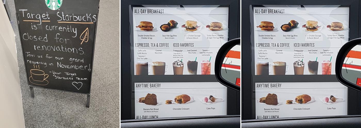 Starbucks Menu