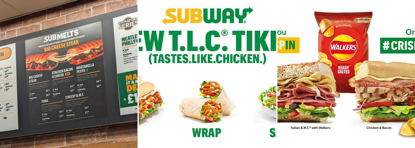 Subway Menu