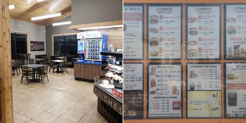 A&W Restaurant Menu