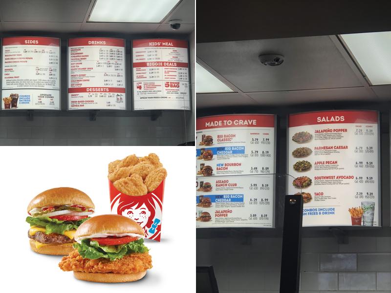 Wendy's Menu