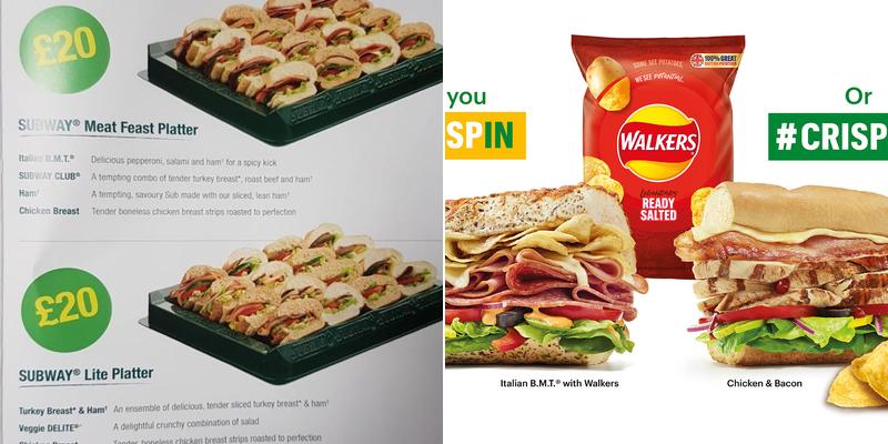 Subway Menu