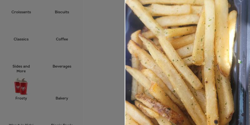 Wendy's Menu