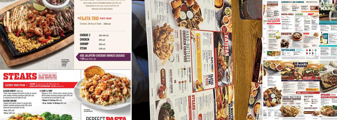 Chili's Grill & Bar Menu