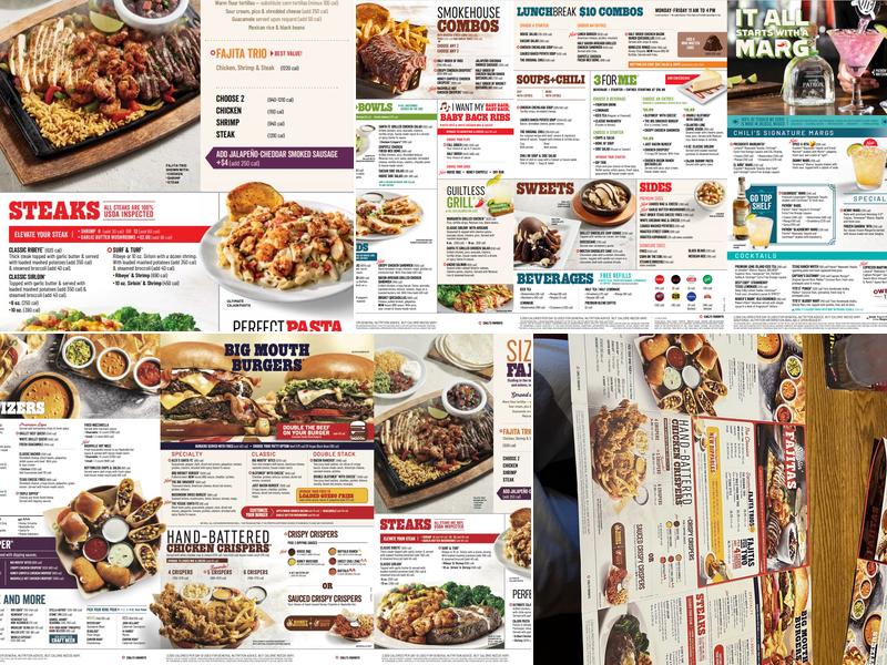 Chili's Grill & Bar Menu